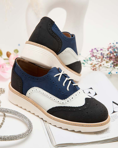 Royalfashion Women's Novlas lace-up half shoes
