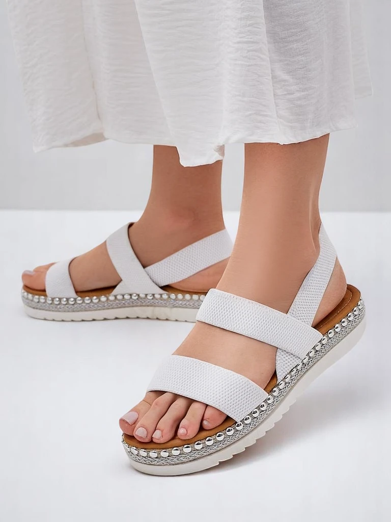 Royalfashion Women's sandals with a decorative sole Zindas