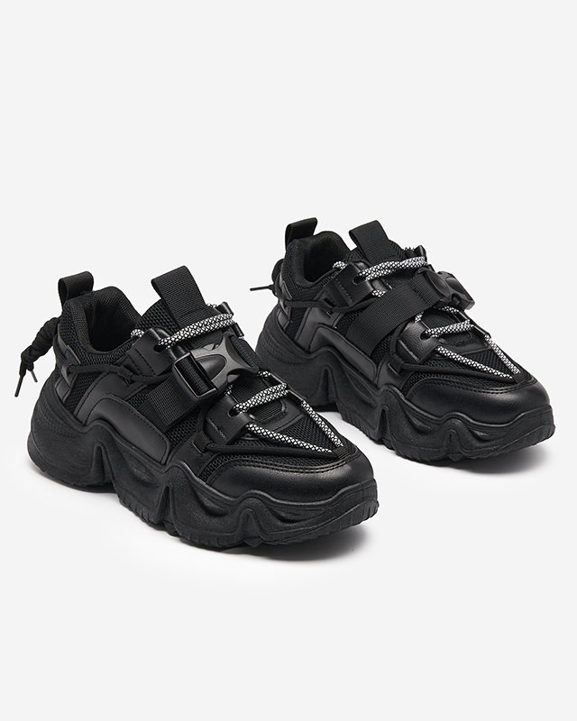 OUTLET Black women's sports shoes sneakers Electri - Footwear