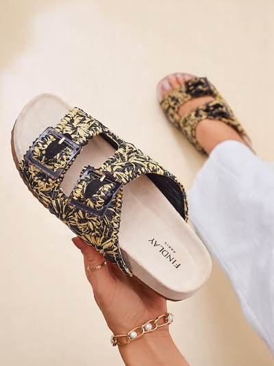 Royalfashion Sieviešu sandales ar sprādzēm Samorra