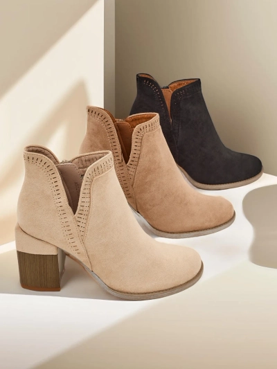 Royalfashion Women's heeled ankle boots Vettot