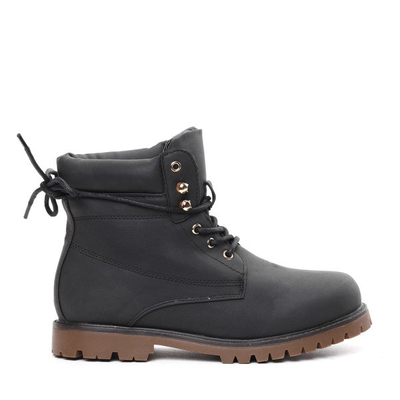 Black insulated hiking boots Journey- Footwear