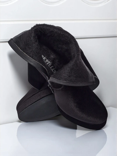 Women's Heeled Ankle Boots Velour Style Miss