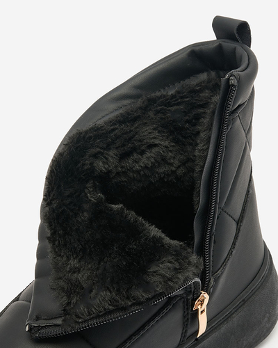 Royalfashion Black women's boots a'la snow boots Kacecica