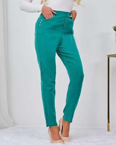 Royalfashion Women's Treggings in sea color PLUS SIZE