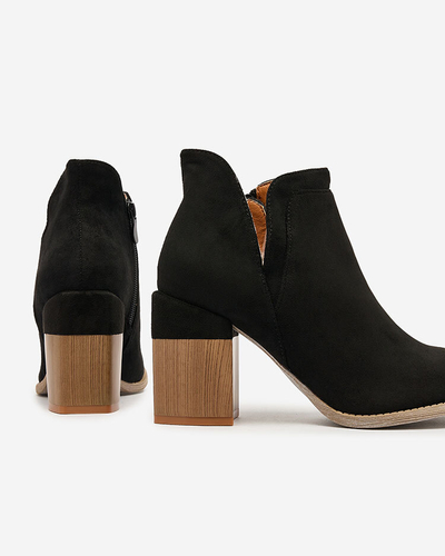 Royalfashion Melni sieviešu zābaki Ricteas stiletto