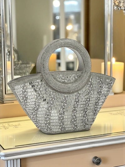 Väike naiste käekott tsirkoonidega Sparkle Queen