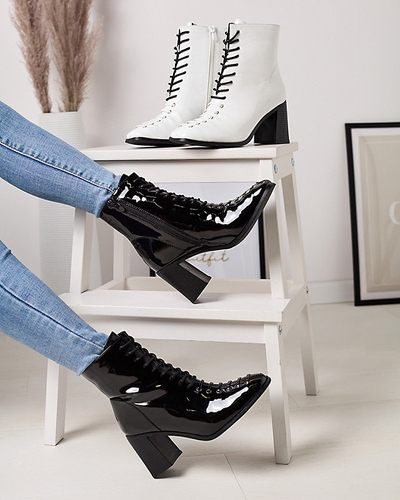 OUTLET Женские черные ботинки Braletti-Footwear