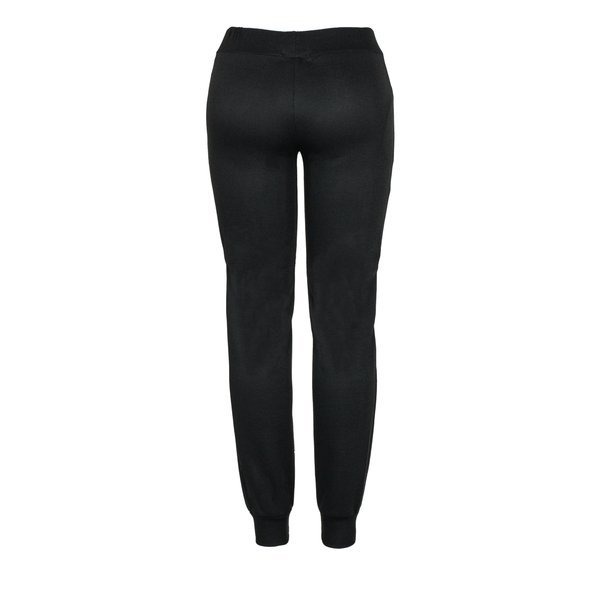 Black women's sweatpants with inscriptions - Pants 1