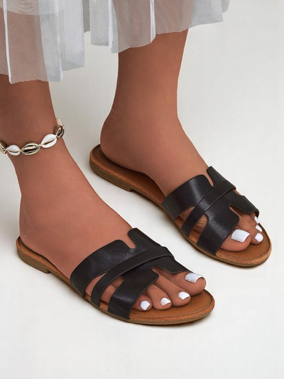 Royalfashion Women's flat sole slides Livia Soft