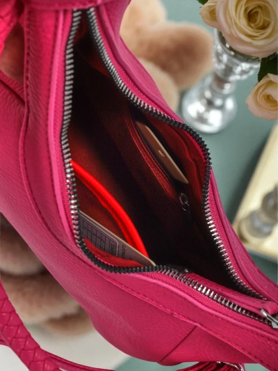 Royalfashion Small Women's Eco-Leather Handbag with Decorative Strap Lacquea