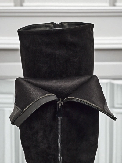 Women's Eco-Suede Block Heel Boots GaleNest