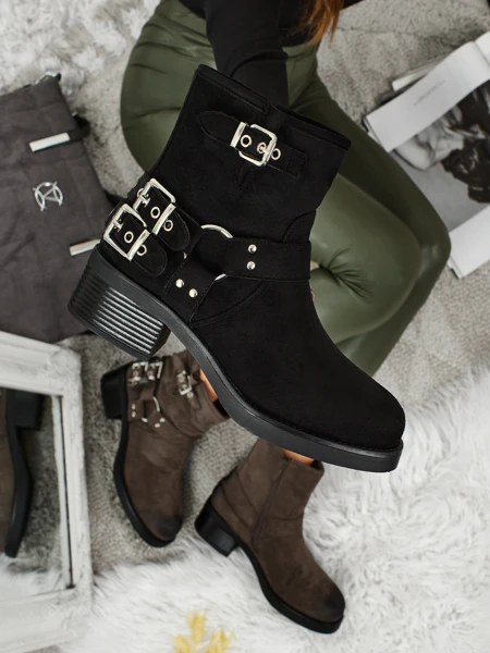 Valtos Botkikuna damskiekuna ekokuna zamszowekuna z klamerkamikuna