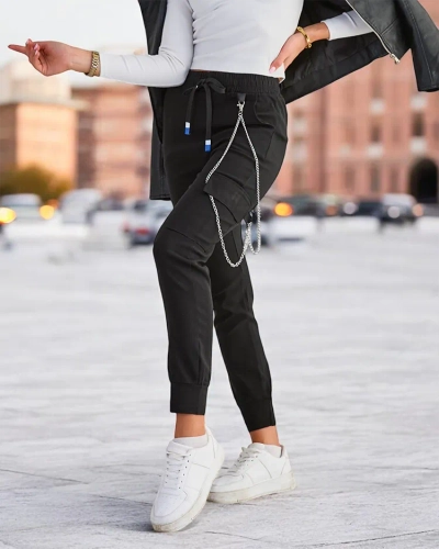 Royalfashion Women's cotton fabric combat pants