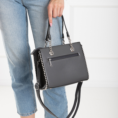 Gray small women's handbag - Accessories