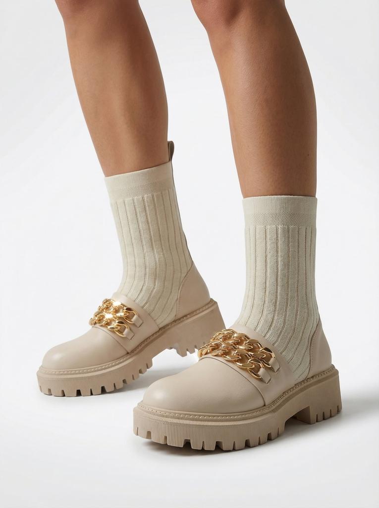 Royalfashion Eleganti sieviešu zābaki ar ornamentu Olluf