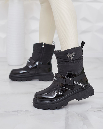 Royalfashion Women's snow boots in black Fiellar
