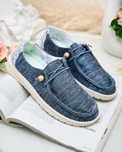 Royalfashion Women's Treppes Lace-up Half Shoes