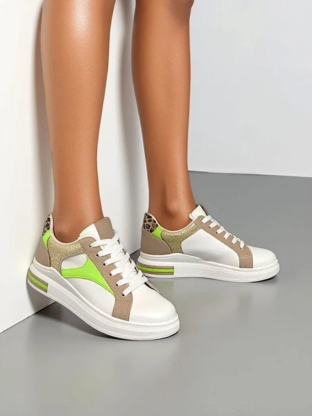 Женские кроссовки Royalfashion с блестками Kaone