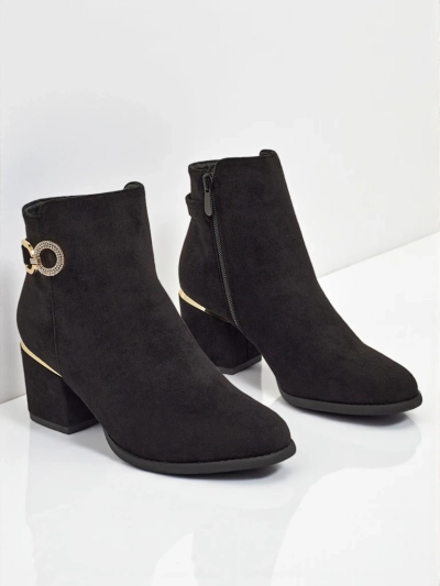Women's Talrima Eco-Suede Ankle Boots with Block Heel