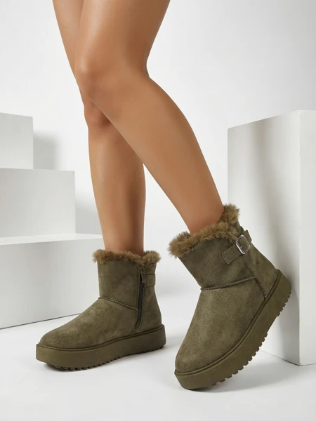 Royalfashion Krutkie buty a'la śniegowce damskie Aurelia Classico