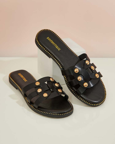 Royalfashion Sieviešu Erole flip-flops ar plakanu zoli