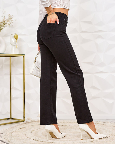 Royalfashion Женские джинсы с широкими штанинами