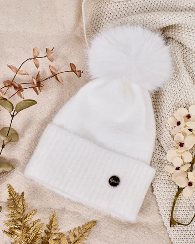 Royalfashion Women's pom pom hat