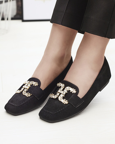 Sieviešu melni mokasīni Jaorica- Footwear