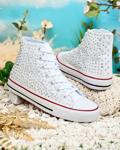 Royalfashion Women's sequined sneakers Shis