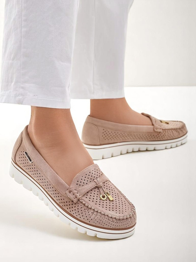 Royalfashion Women's perforated moccasins Elissas