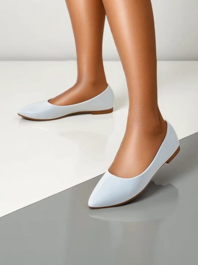 Royalfashion Women's patent ballet flats Aramiese