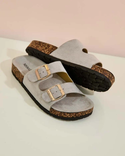 Royalfashion Women's flip-flops with buckles Foumy