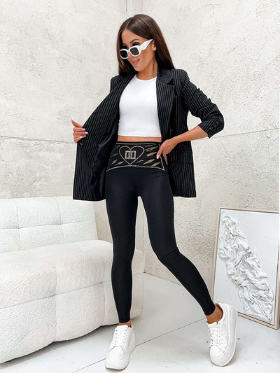 Royalfashion Женские леггинсы с цирконами