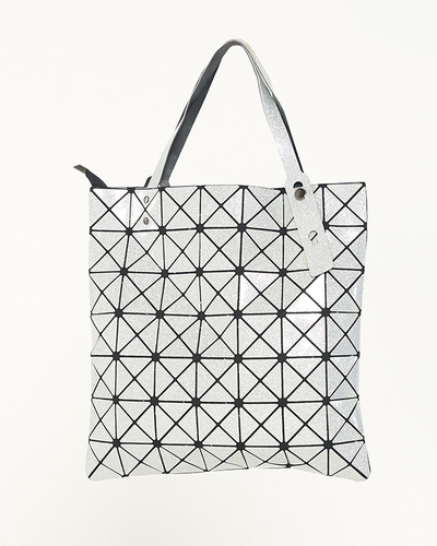 Ladies' silver brocade handbag - Handbags