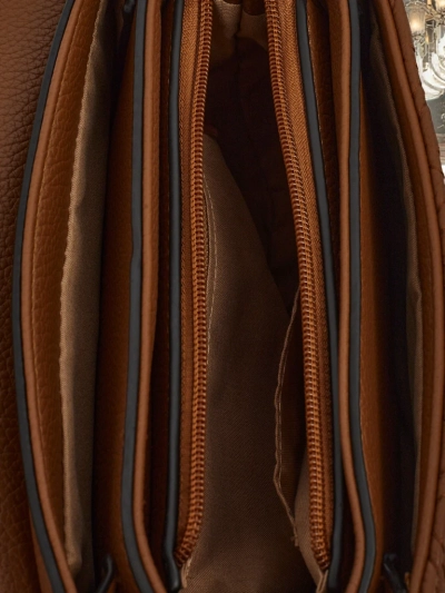 Small Women's Eco-Leather Handbag Sefia