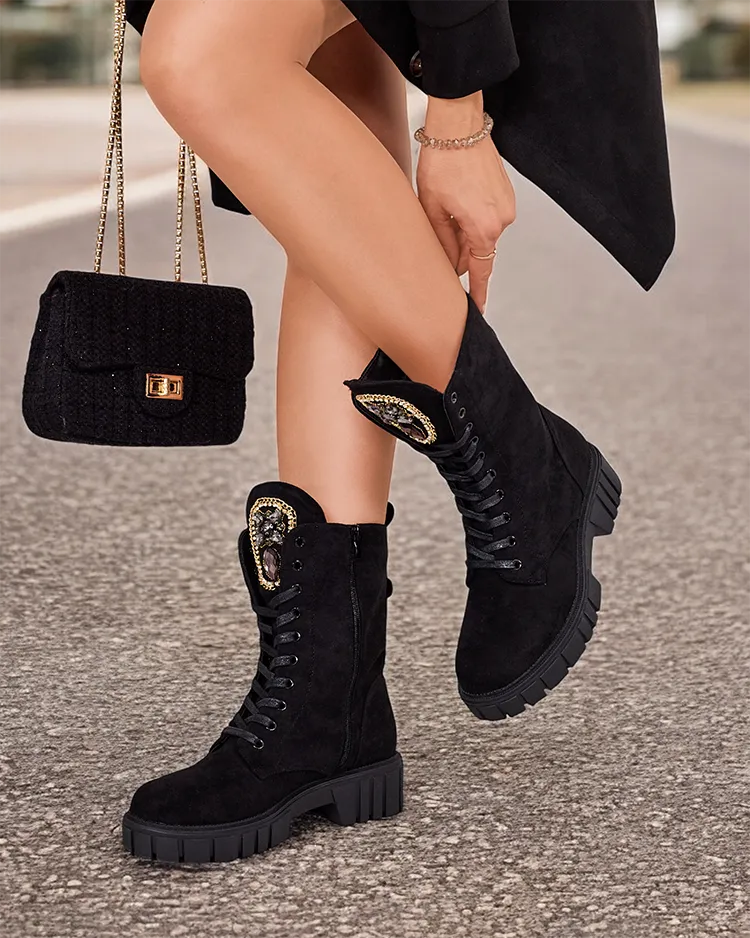 Royalfashion Women's Suboo tall bagger boots