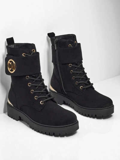 Women's Worker Boots with Embellishments Lorice