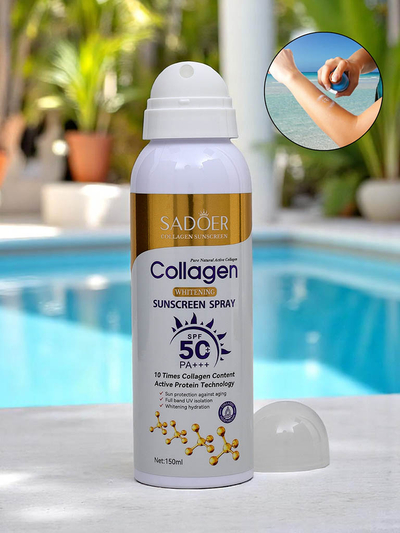 Sadoer Sunscreen Spray SPF 50 with Collagen