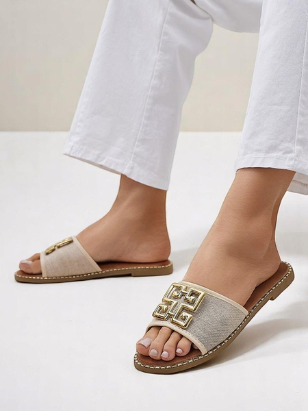 Royalfashion Women’s flat-soled slippers Rorole