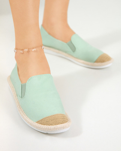 Piparmētru sieviešu espadrilas Joll- Footwear