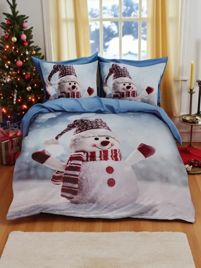 Royalfashion Pościel świąteczna 160x200 komplet 3-CZĘŚCI