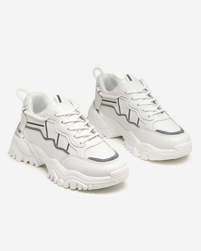 OUTLET White women's sports shoes Jenirso sneakers - Footwear