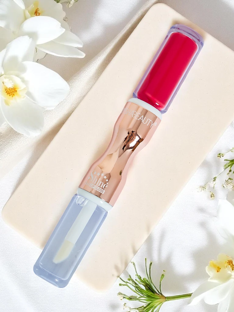 Помада и прозрачный блеск для губ 2-в-1 See Fuchsia