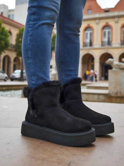 Royalfashion Women's Snowboot-style Shoes Cozio