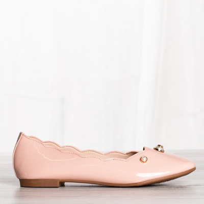 Pink ballerinas with Kassy decorations - Footwear 1