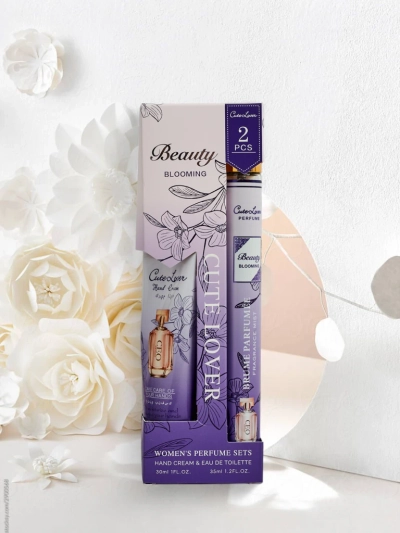 Seti ya CaleoLuna Blooming - Cream ya Mikono na Manukato, 30 ml, 35 ml