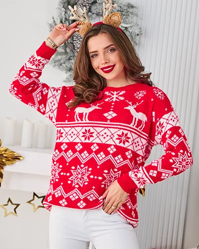 Royalfashion Women's Christmas Sweater