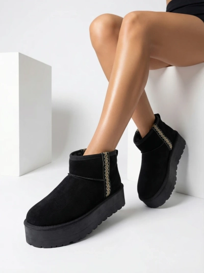 Royalfashion Short women's snow boots a'la Haluzi