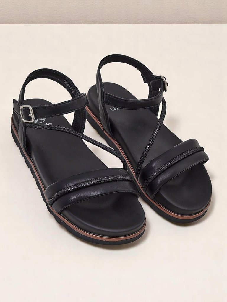 Royal Fashion Women's Rhinestone Wedge Sandals Magnol